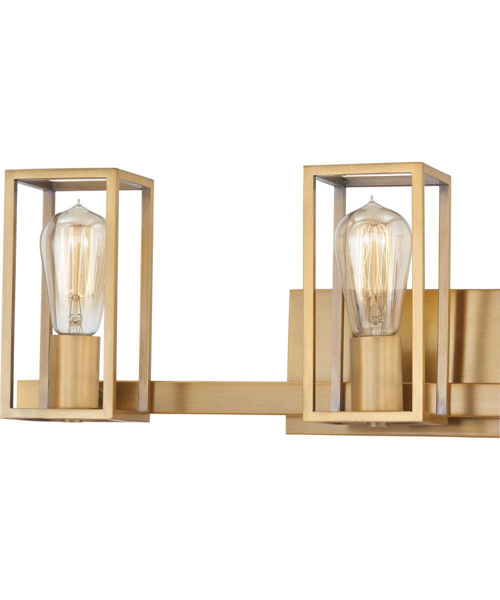 Leighton Large 3-light Bath Light Weathered Brass
