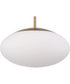 Gaze 1-Light Pendant Satin Brass