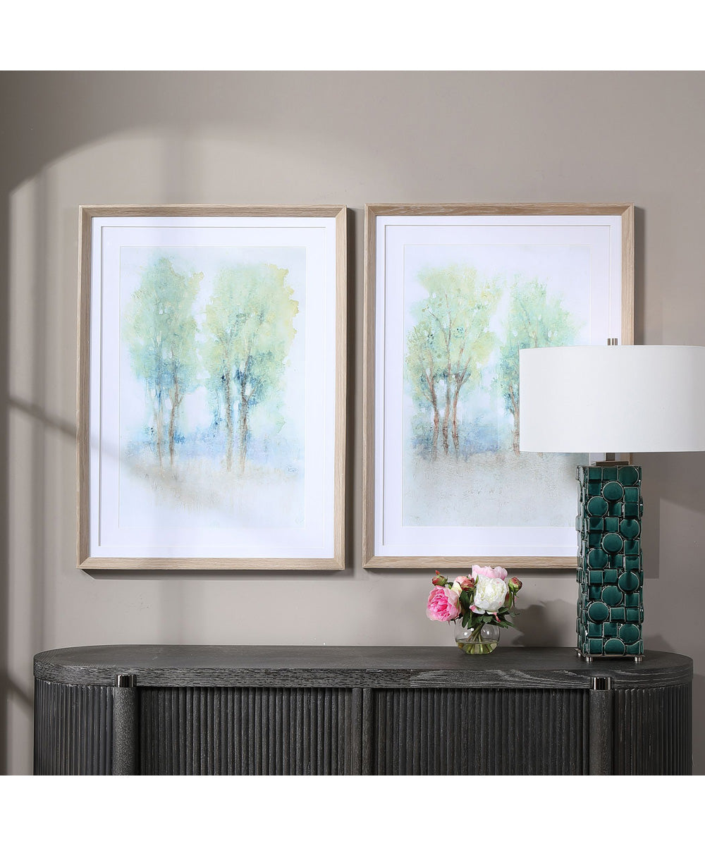 Meadow View Framed Prints, Set of 2