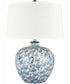 Zoe 28'' High 1-Light Table Lamp - Blue