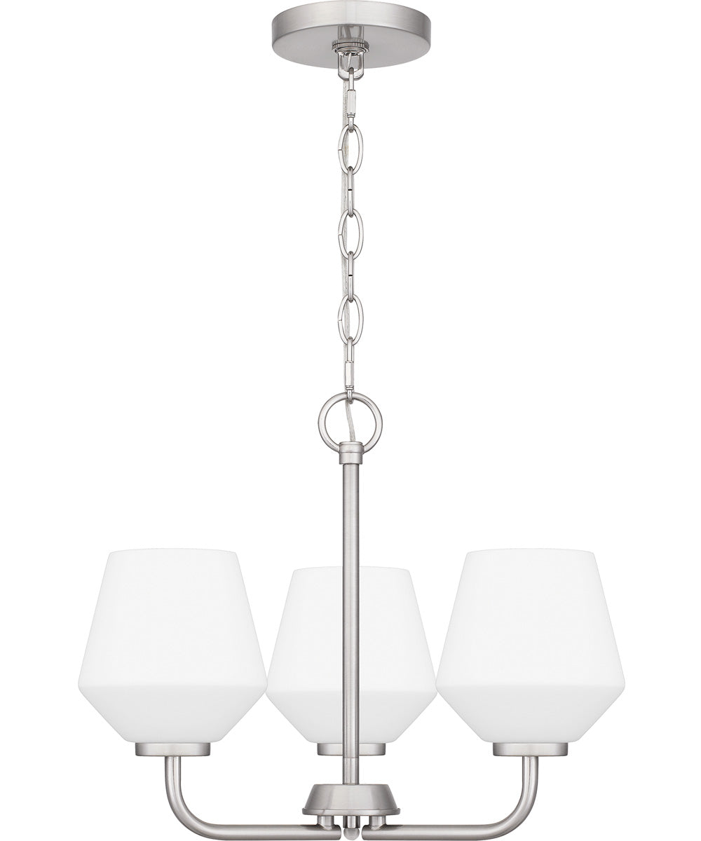 Nielson Large 3-light Pendant Brushed Nickel