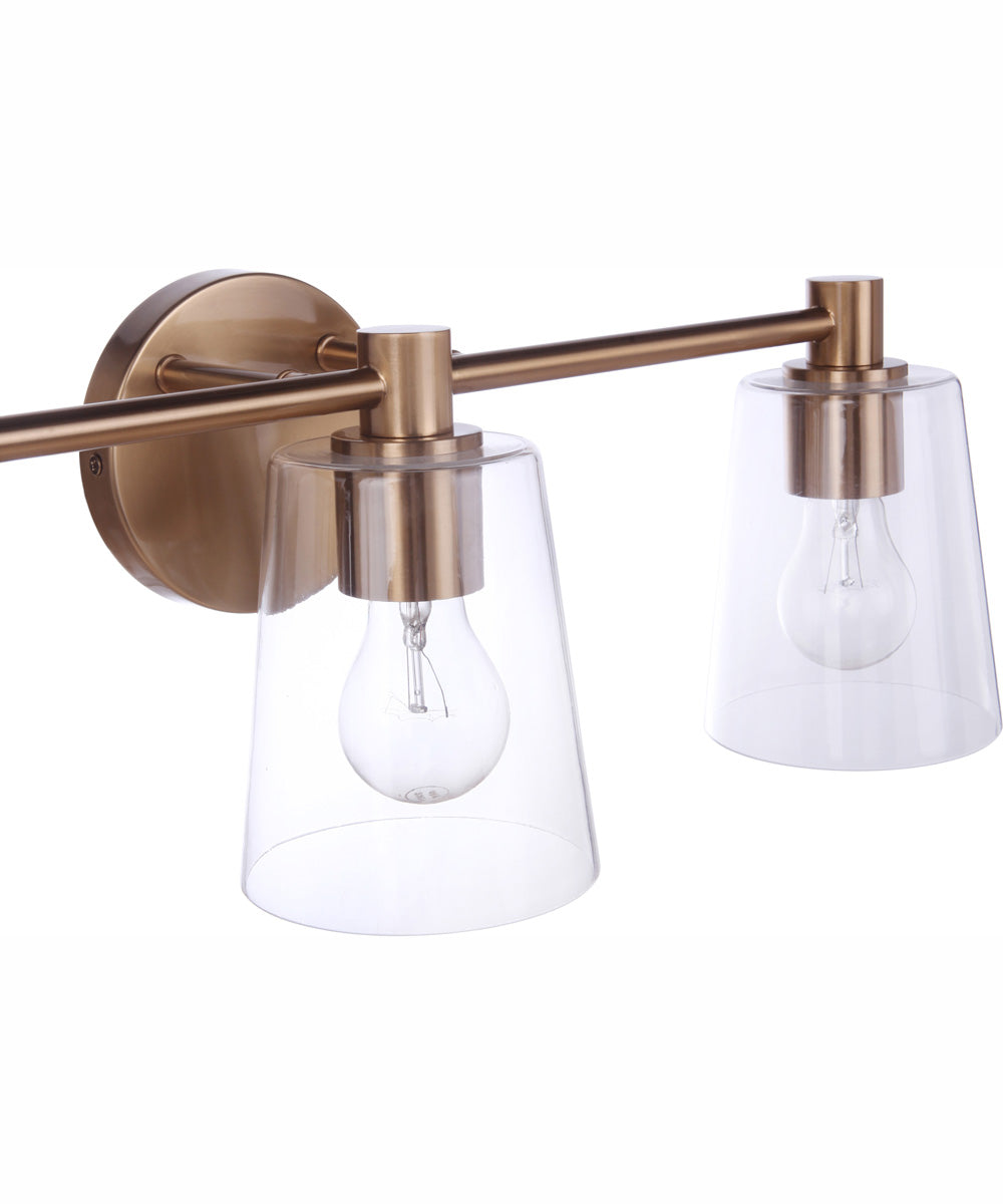 Emilio 3-Light Vanity Satin Brass