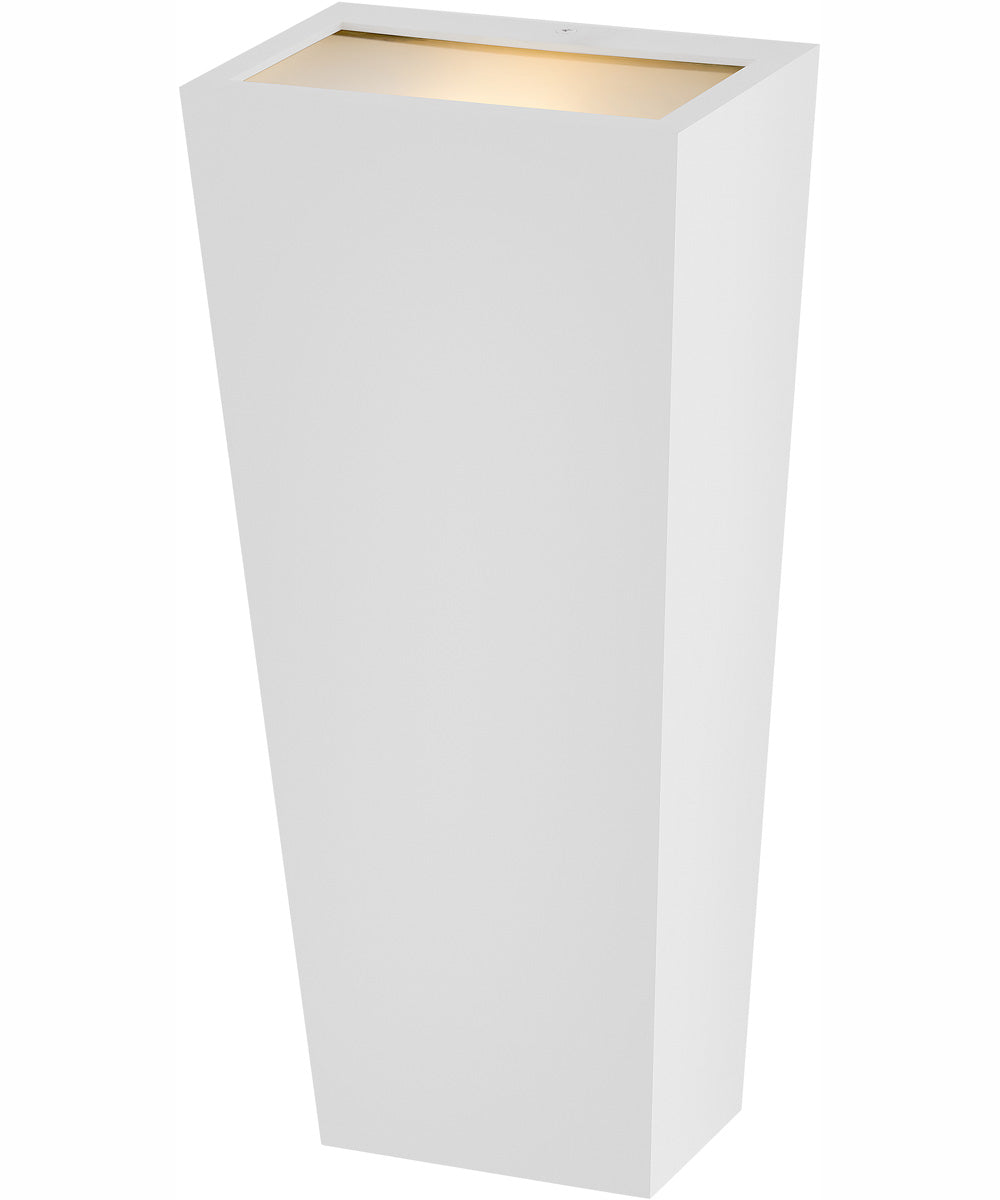 Cruz Coastal Elements  2-Light Large Wall Mount Lantern in Textured White