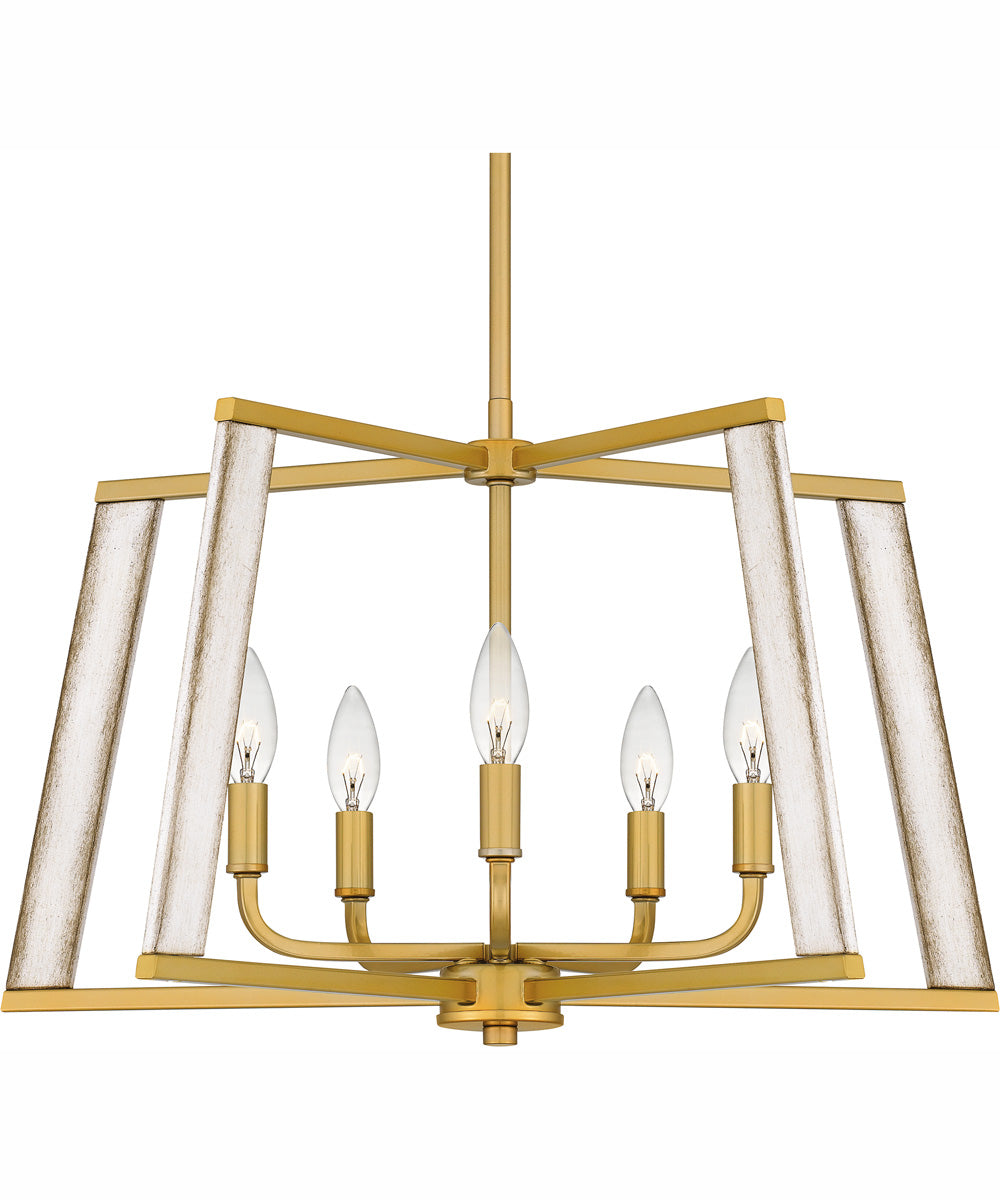 Mayline 5-light Pendant Light Gold