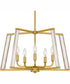 Mayline 5-light Pendant Light Gold