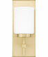 Wilburn Small 1-light Bath Light Satin Brass