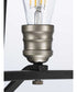 Foster 6-Light Farmhouse Chandelier Light Gilded Iron
