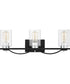 Salem Large 3-light Bath Light Matte Black