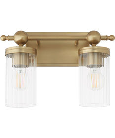 Tamara Day's Lee Boulevard 2-light Bath Vanity Light Aged Brass