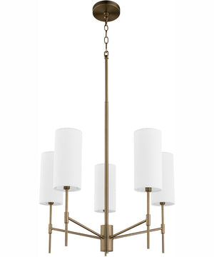 Hamilton 5-light Chandelier Dark Brass