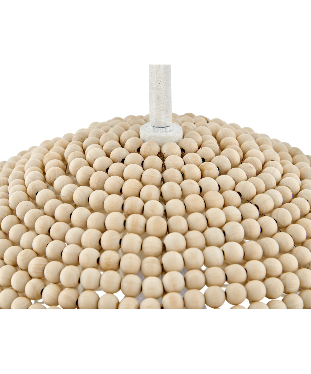 Dalia 1-Light Large Pendant in Textured Plaster