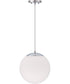 Gaze 1-Light Pendant Chrome