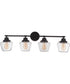Essex 4-Light Bath Vanity Light Flat Black