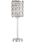 Valerie 1-Light Table Lamp Chrome/Stainless Steel/Crystal