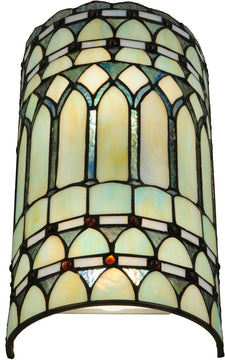 8"W Aello 2-Light Wall Sconce Brown