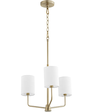 Harmony 3-light Chandelier Aged Brass