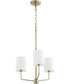Harmony 3-light Chandelier Aged Brass