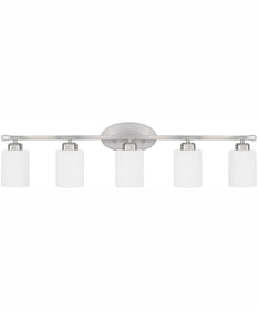 Dixon 5-Light Vanity Brushed Nickel