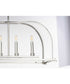 Seneca 6-Light Linear Chandelier Polished Nickel