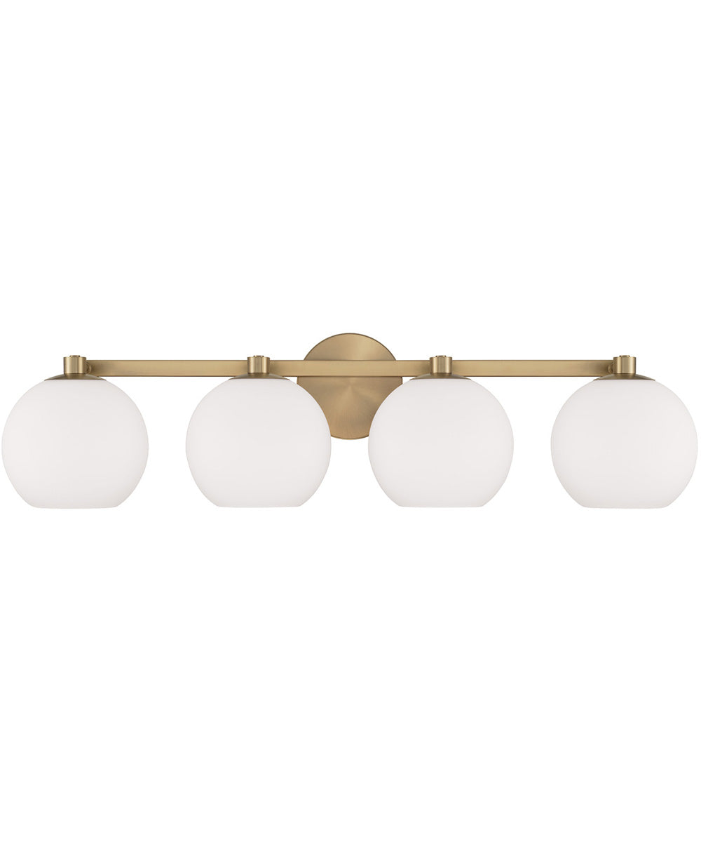 Ansley 4-Light Vanity Aged Brass