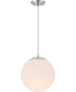 Gaze 1-Light Pendant Chrome