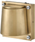 Scout 1-Light Single Light Sconce in Heritage Brass