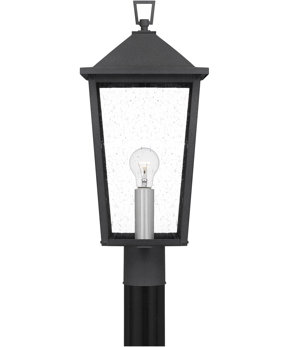 Stoneleigh Large 1-light Outdoor Post Light  Coastal Armour Aluminum Mottled Black