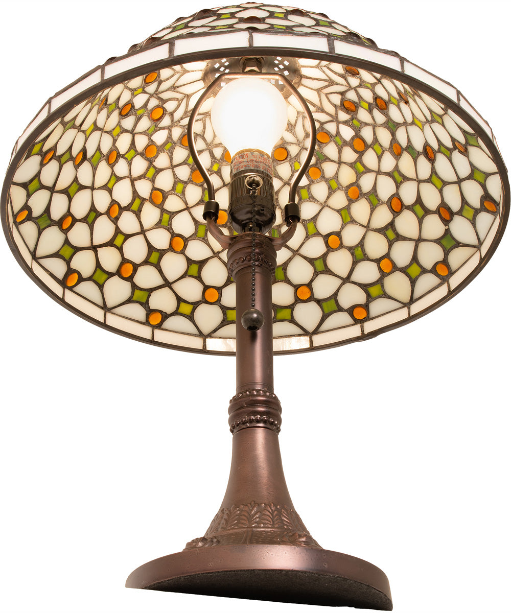 19" High Diamond & Jewel Table Lamp