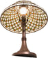 19" High Diamond & Jewel Table Lamp