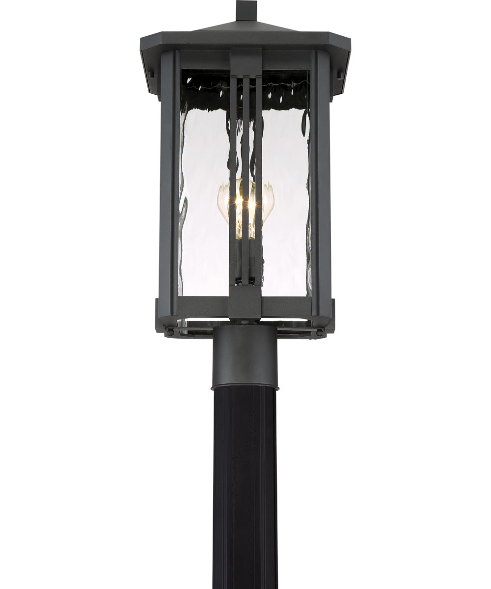 Everglade Large 1-light Outdoor Post Light Earth Black