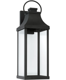 Bradford 1-Light Outdoor Wall-Lantern Rain or Shine - Black
