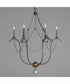 Formosa 6-Light Chandelier Golden Noir