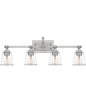 Nicholas Extra Large 4-light Bath Light Brushed Nickel