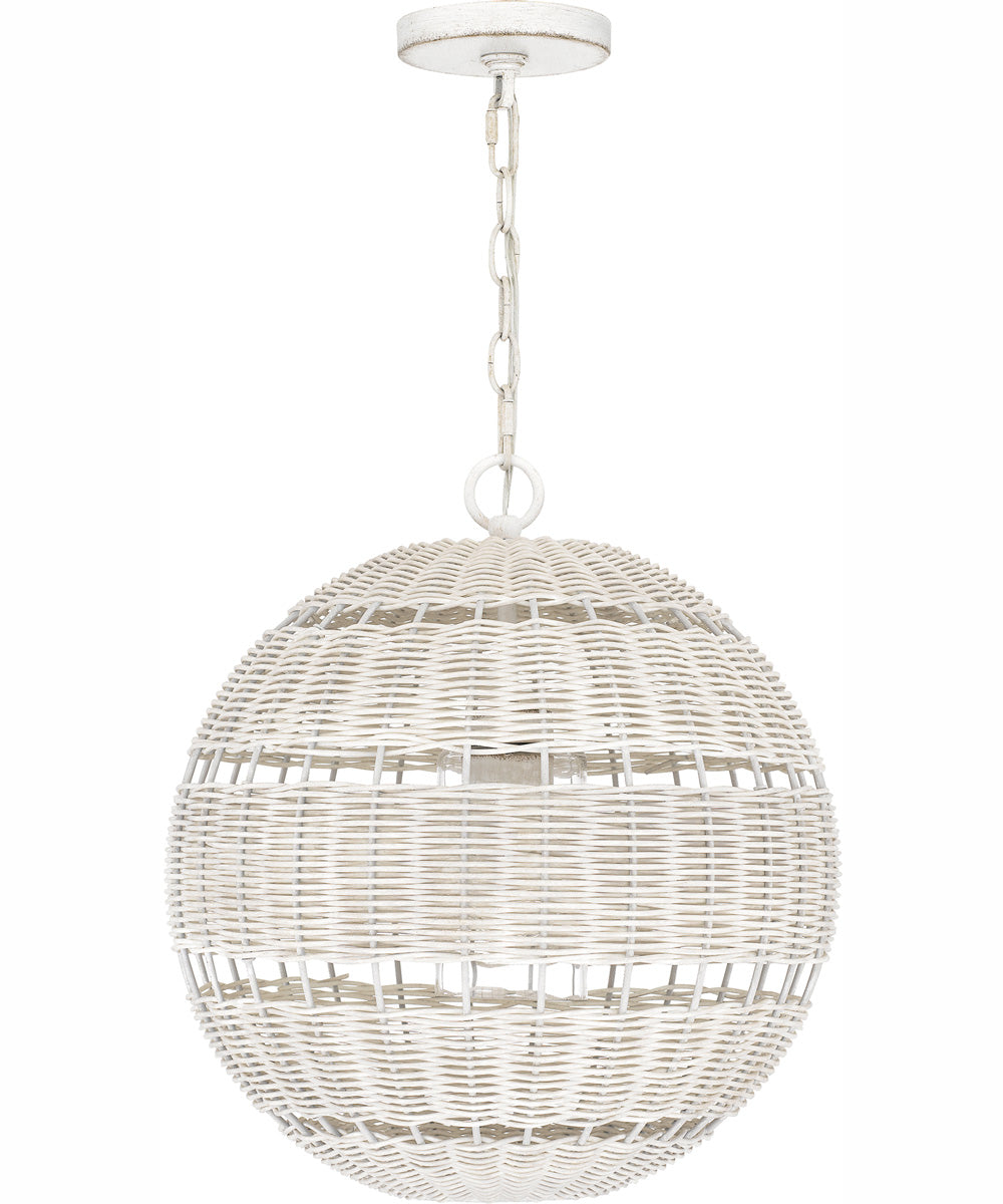 Quoizel Pendant Large 1-light Pendant Antique White