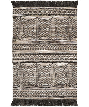 5'x'7' Kylin Medium Rug Taupe/Charcoal/White