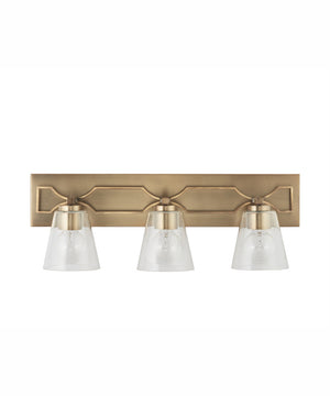 Jordyn 3-Light Vanity Aged Brass