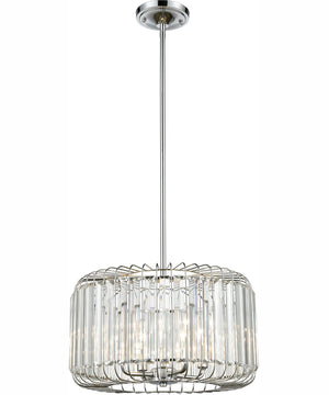 Beaumont 17'' Wide 4-Light Chandelier - Polished Chrome