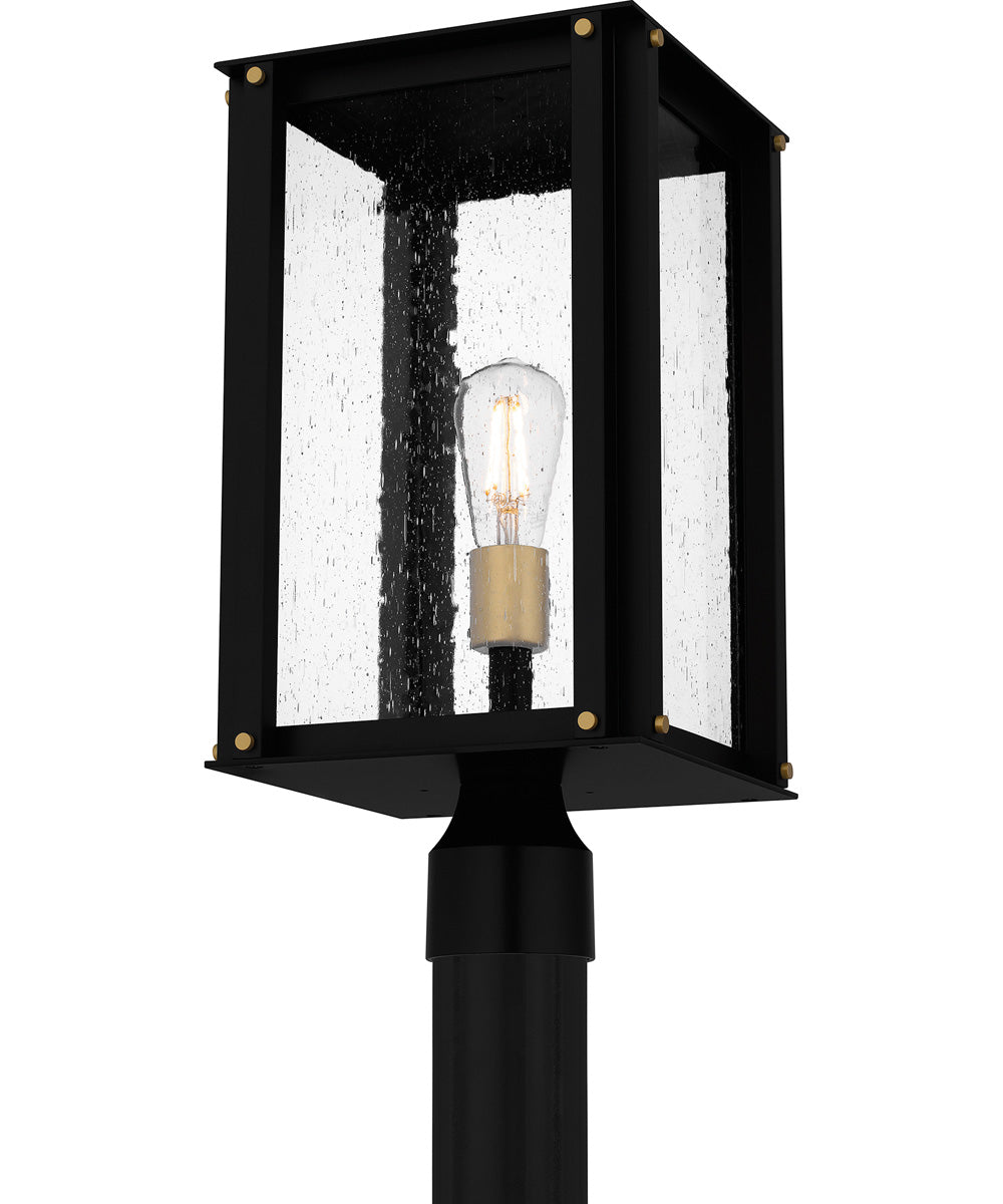 Robbins Large 1-light Outdoor Post Light  Coastal Armour Aluminum Matte Black