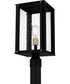 Robbins Large 1-light Outdoor Post Light  Coastal Armour Aluminum Matte Black