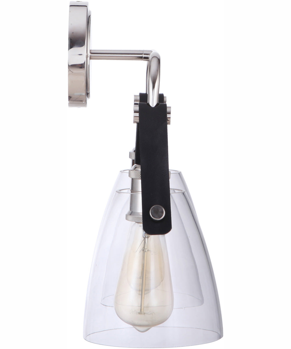 Hagen 2-Light Wall Sconce Polished Nickel