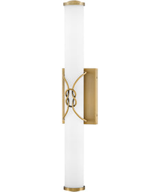 Kitts LED-Light Medium LED Vanity in Lacquered Brass