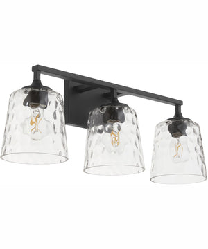 Eldorado 3-light Bath Vanity Light Matte Black