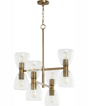 Relo 8-light Chandelier Dark Brass