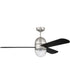 52" Pill 1-Light Specialty Ceiling Fan (Blades Included) Brushed Polished Nickel