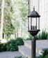 24"H Main Street 3-Light Outdoor Post Lantern Old Bronze