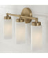 Alyssa 3-Light Vanity Aged Brass