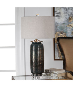 Olesya Swirl Glass Table Lamp