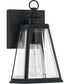 Paxton Small 1-light Outdoor Wall Light Matte Black