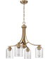 Bolden 4-Light Chandelier Satin Brass