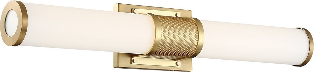 24"W Caper 1-Light LED Vanity & Wall Brushed Brass